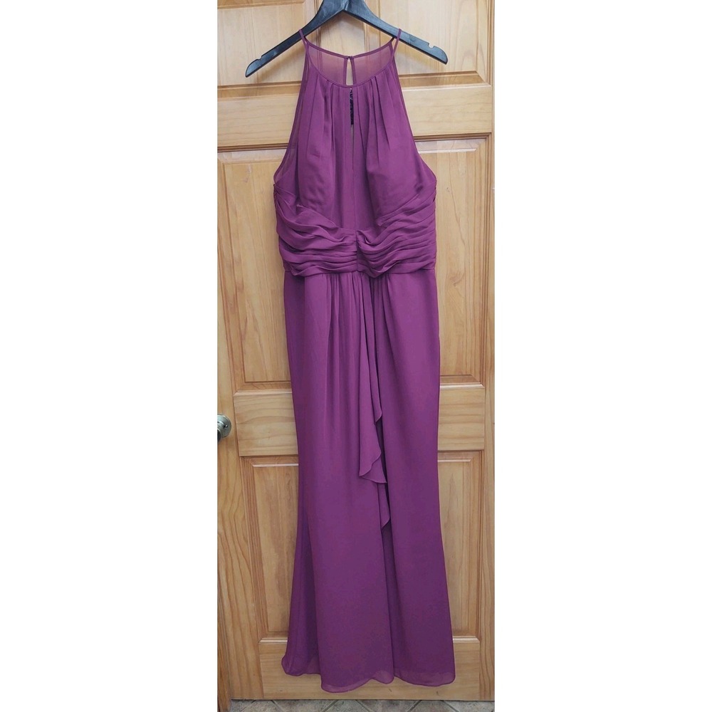 David Tutera SIze 18 Burgundy Prom Bridesmaid Formal‎ Wedding Cocktail Gown